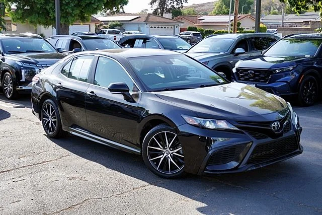 Used 2022 Black Toyota SE image 2