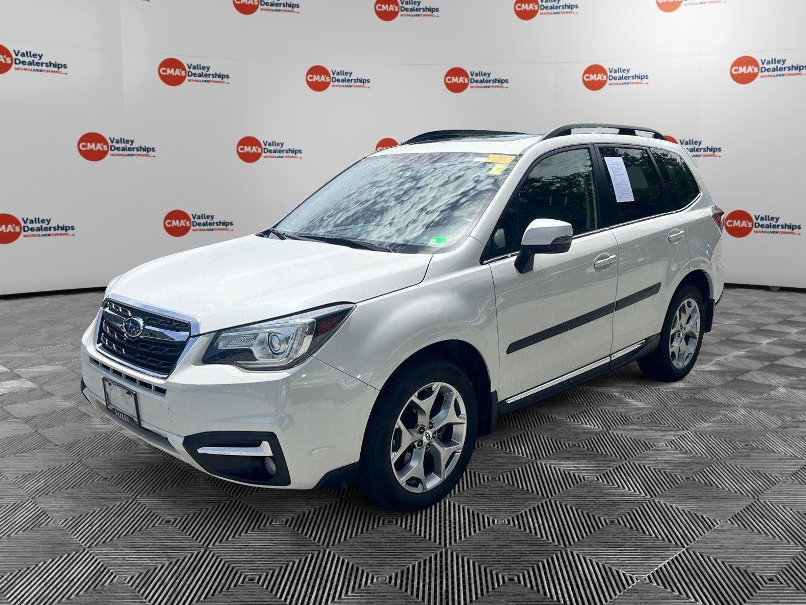 Used 2018 Crystal White Pearl Subaru Touring image 9