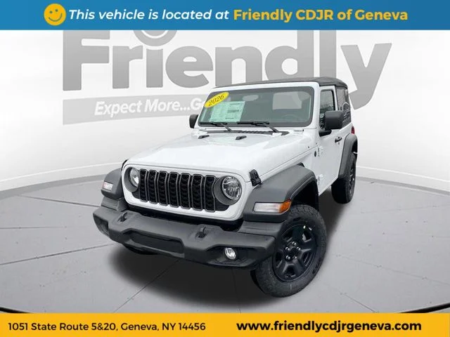New 2026 Bright White Clearcoat Jeep Sport image 1