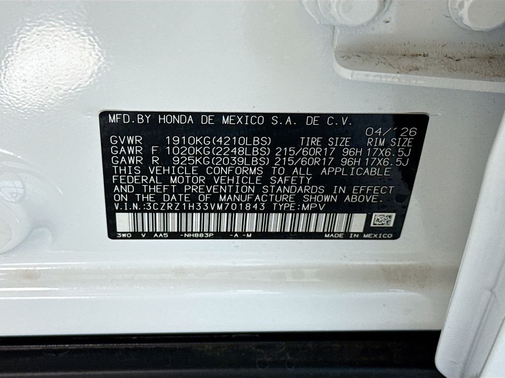 New 2027 Platinum White Pearl Honda LX image 32