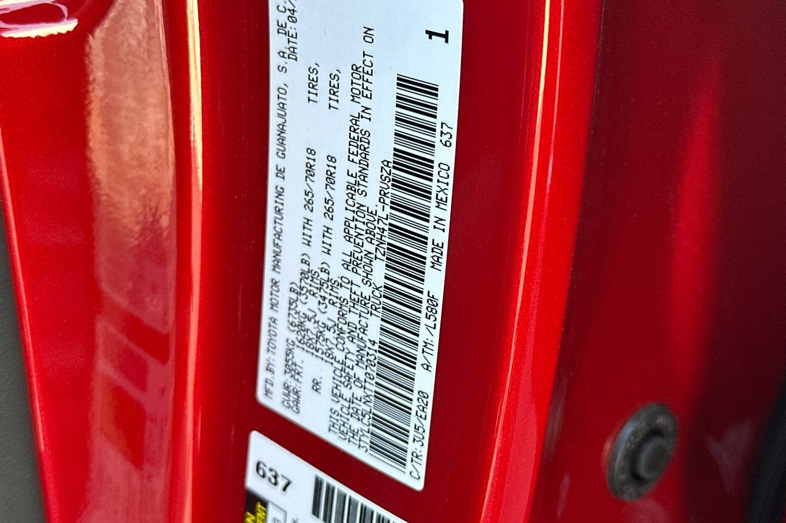 New 2026 Supersonic Red Toyota TRD Off-Road i-FORCE MAX image 26