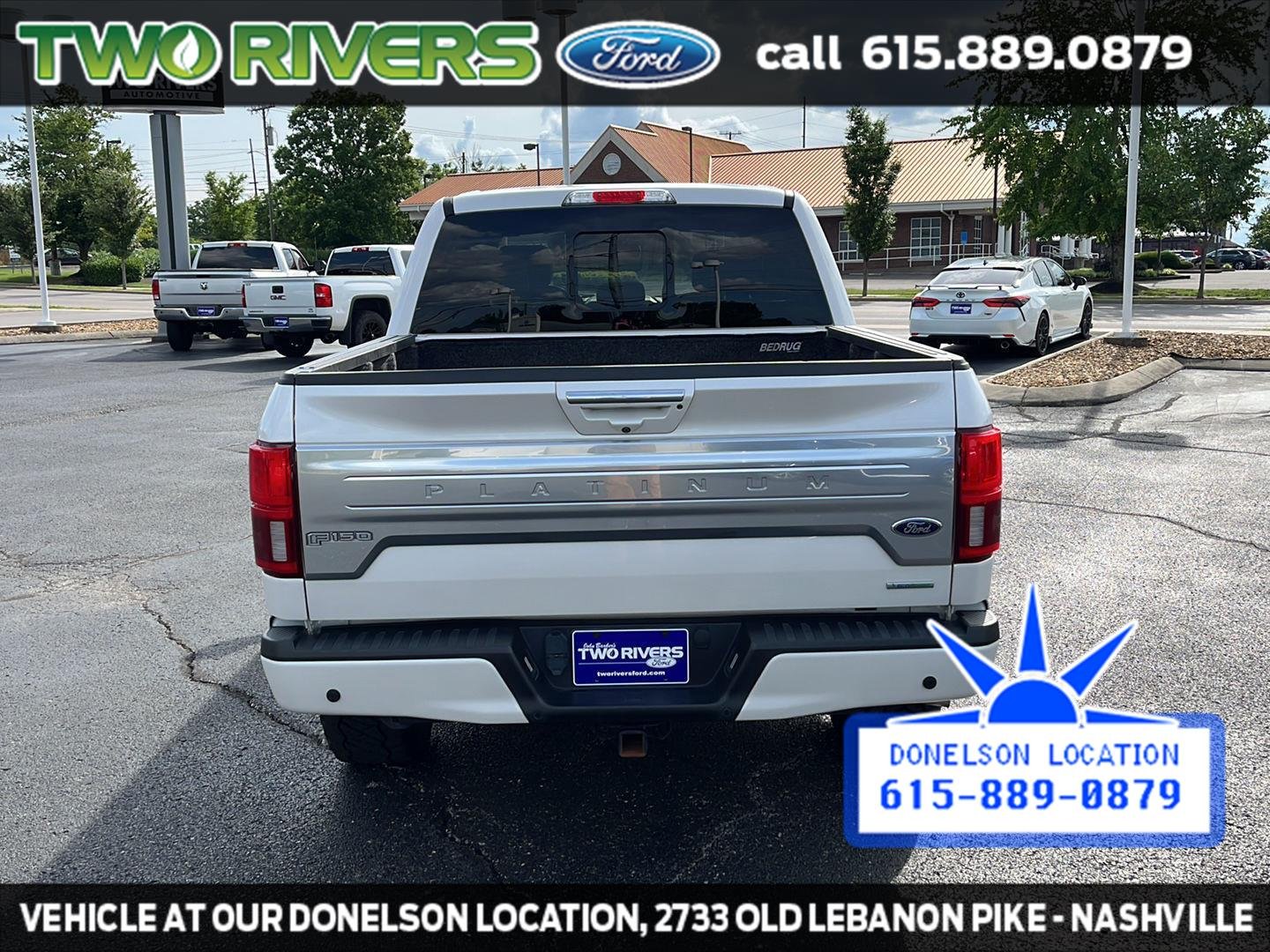 Used 2018 White Platinum Tri-Coat Metallic Ford Platinum image 12