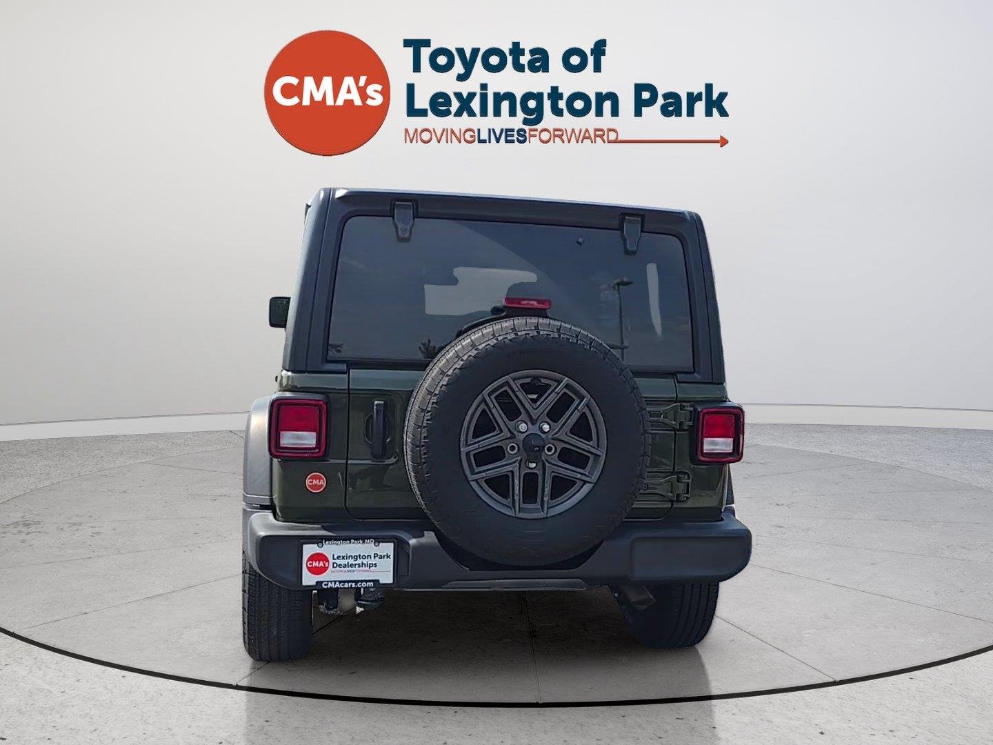 Used 2024 Sarge Green Clearcoat Jeep Sport S image 4