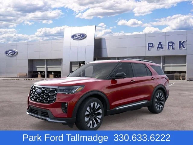 New 2026 Rapid Red Metallic Tinted Clearcoat Ford Platinum image 1