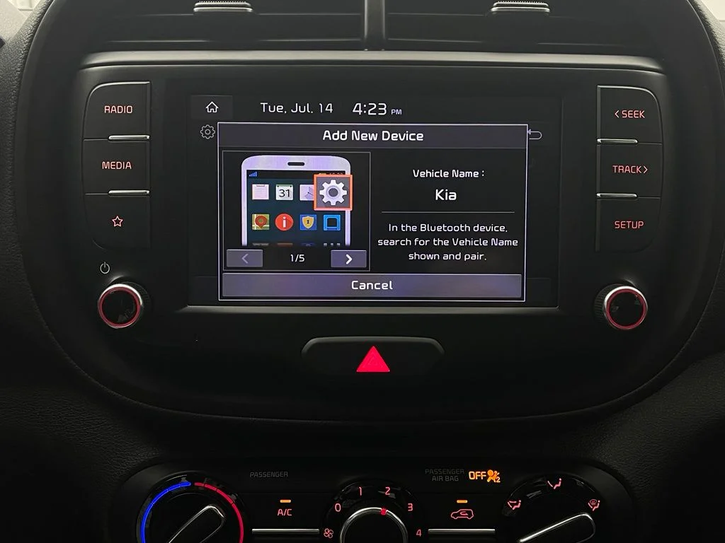 Used 2022 Inferno Red Kia LX image 23