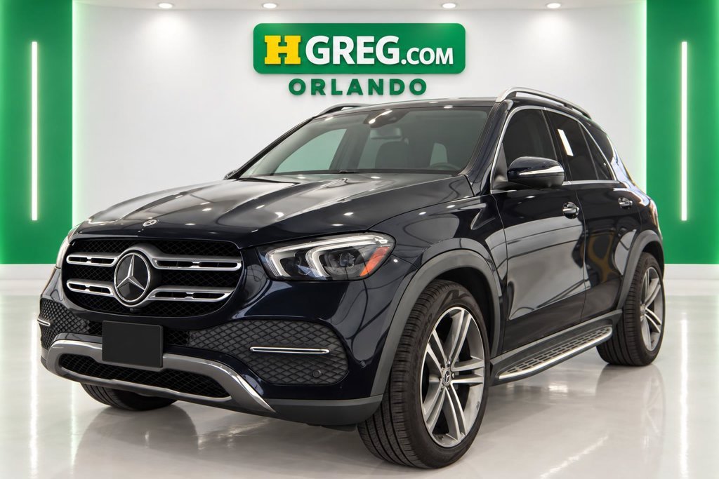 Used 2021 Lunar Blue Metallic Mercedes-Benz GLE 350 image 1