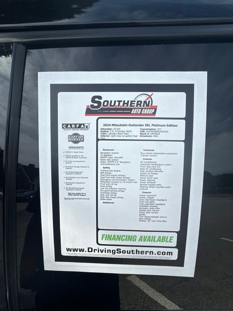 Used 2024 Gray Mitsubishi SEL Platinum Edition image 12