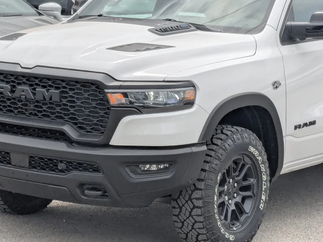 New 2026 White RAM Rebel - - 4x4 - 5.7L HEMI V8 - Rebel Level 1 Equip Grp - Trailer Brake Ctrl & More! image 10