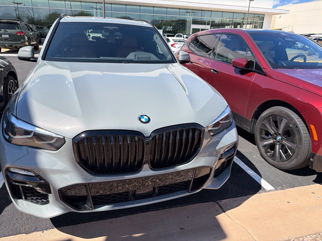 Used 2021 Lime Rock Gray BMW xDrive40i image 3