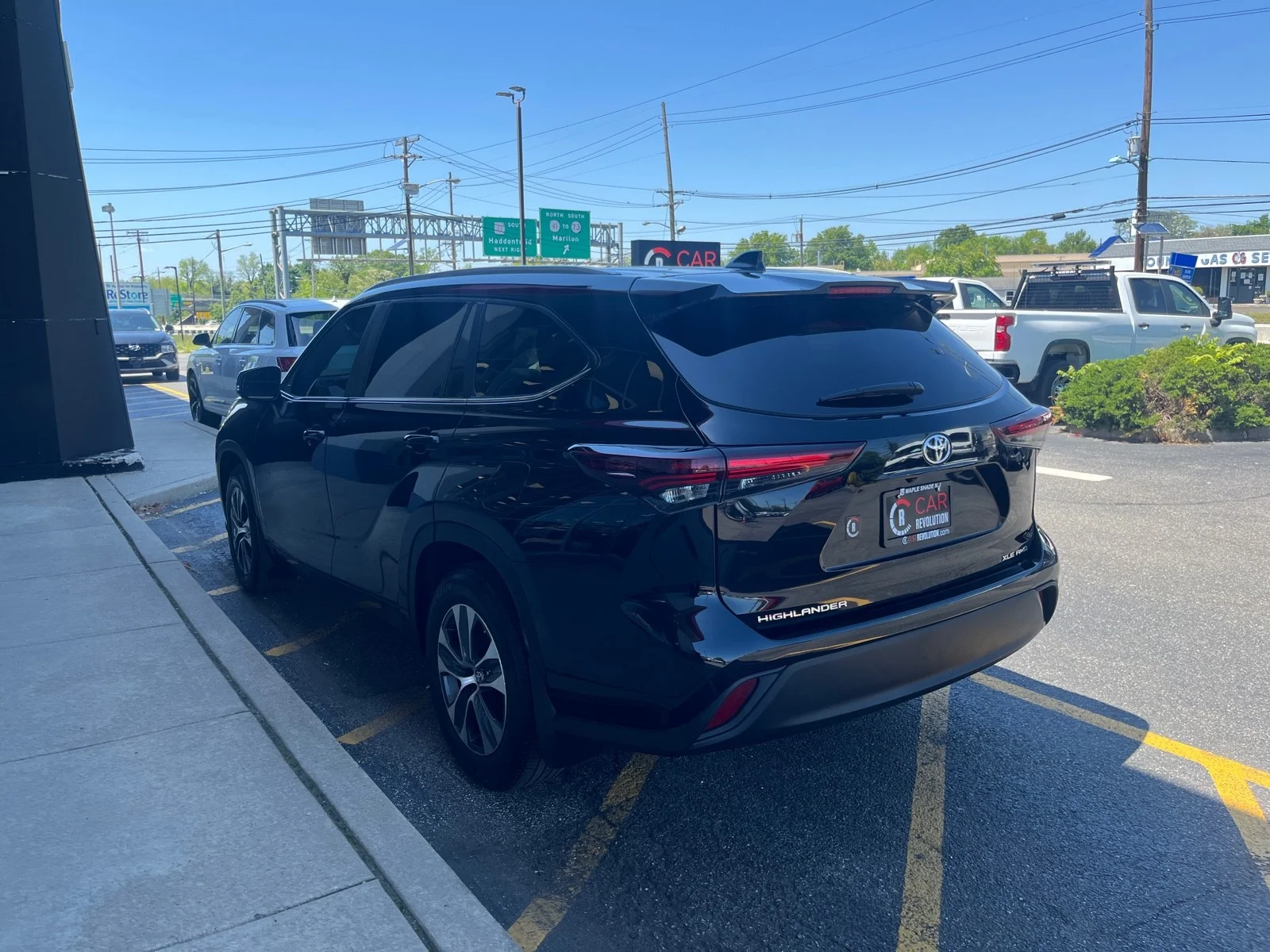 Used 2024 Midnight Black Metallic Toyota XLE AWD image 6