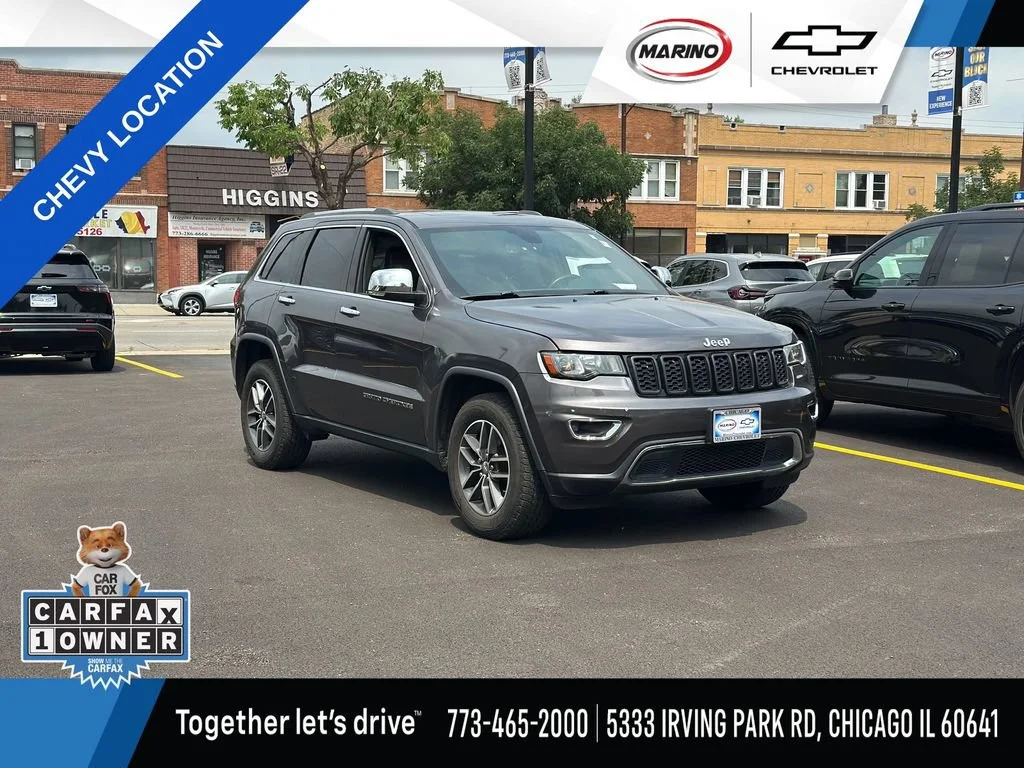 Used 2018 Gray Jeep Limited 4x4 image 1