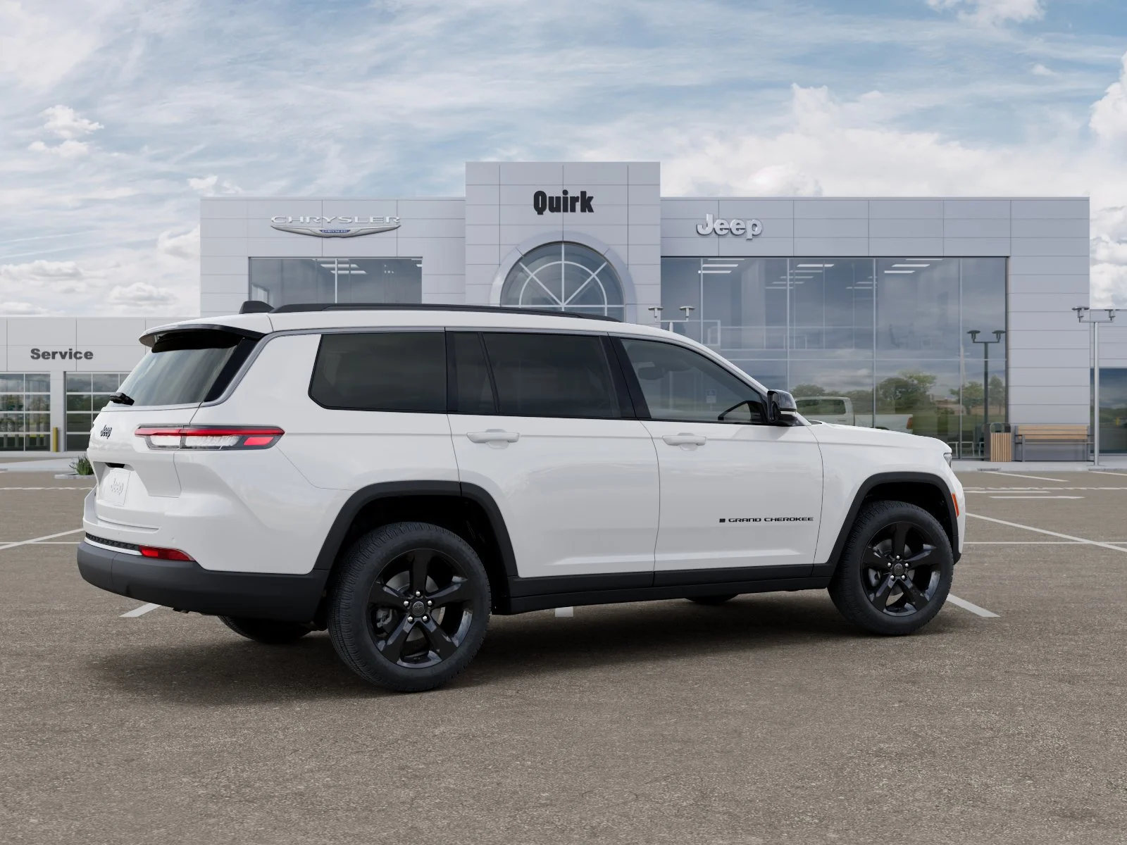 New 2027 Bright White Clear-Coat Paint Jeep Limited image 4