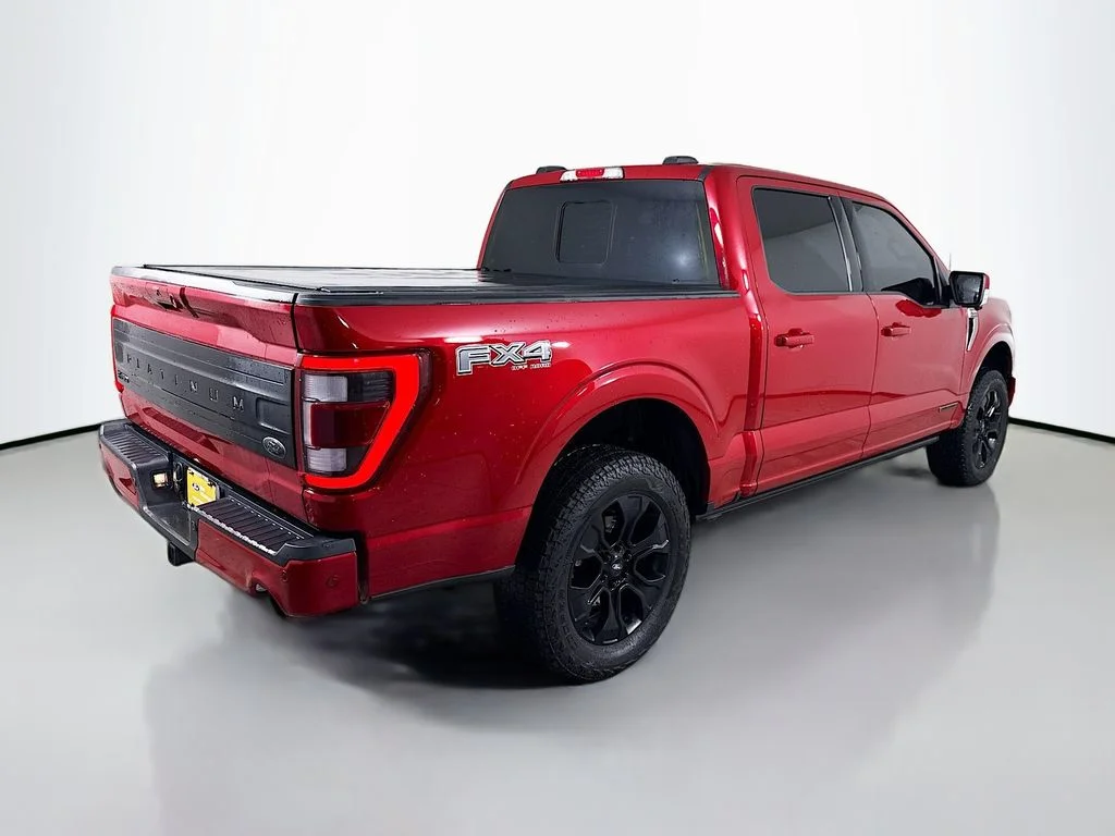 Used 2023 Rapid Red Metallic Tinted Clearcoat Ford Platinum image 7