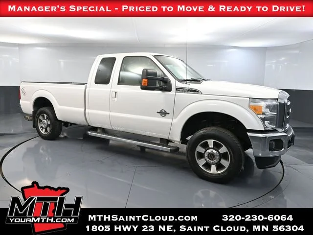 Used 2015 White Ford Lariat image 1