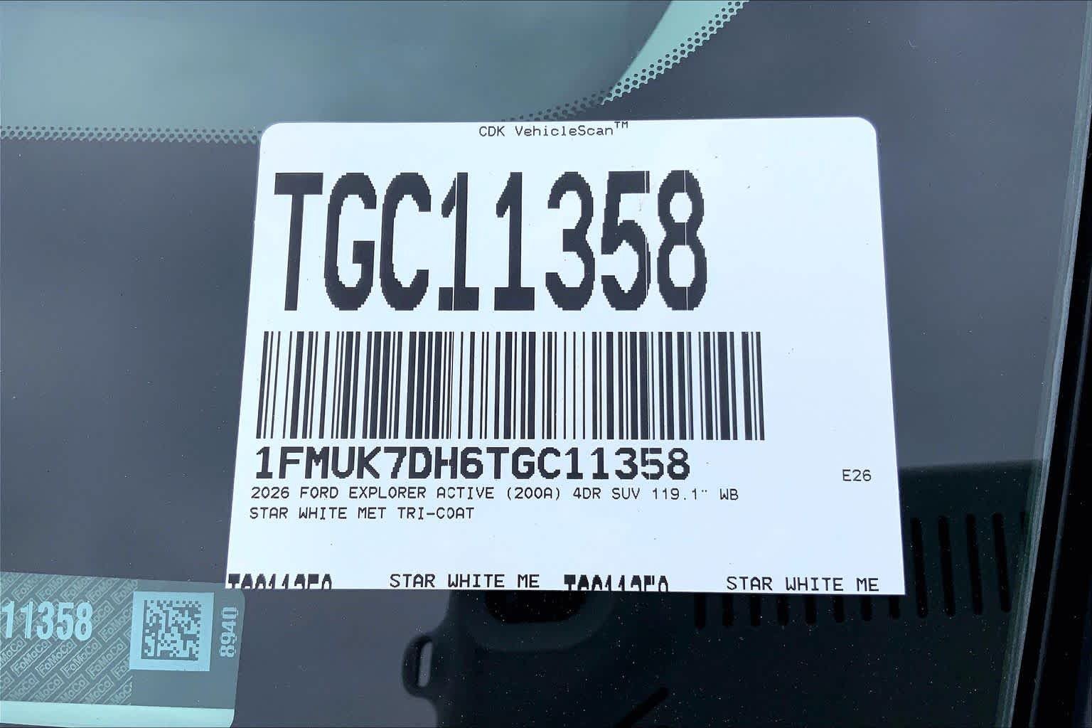New 2026 Star White Metallic Tri-Coat Ford Active image 18
