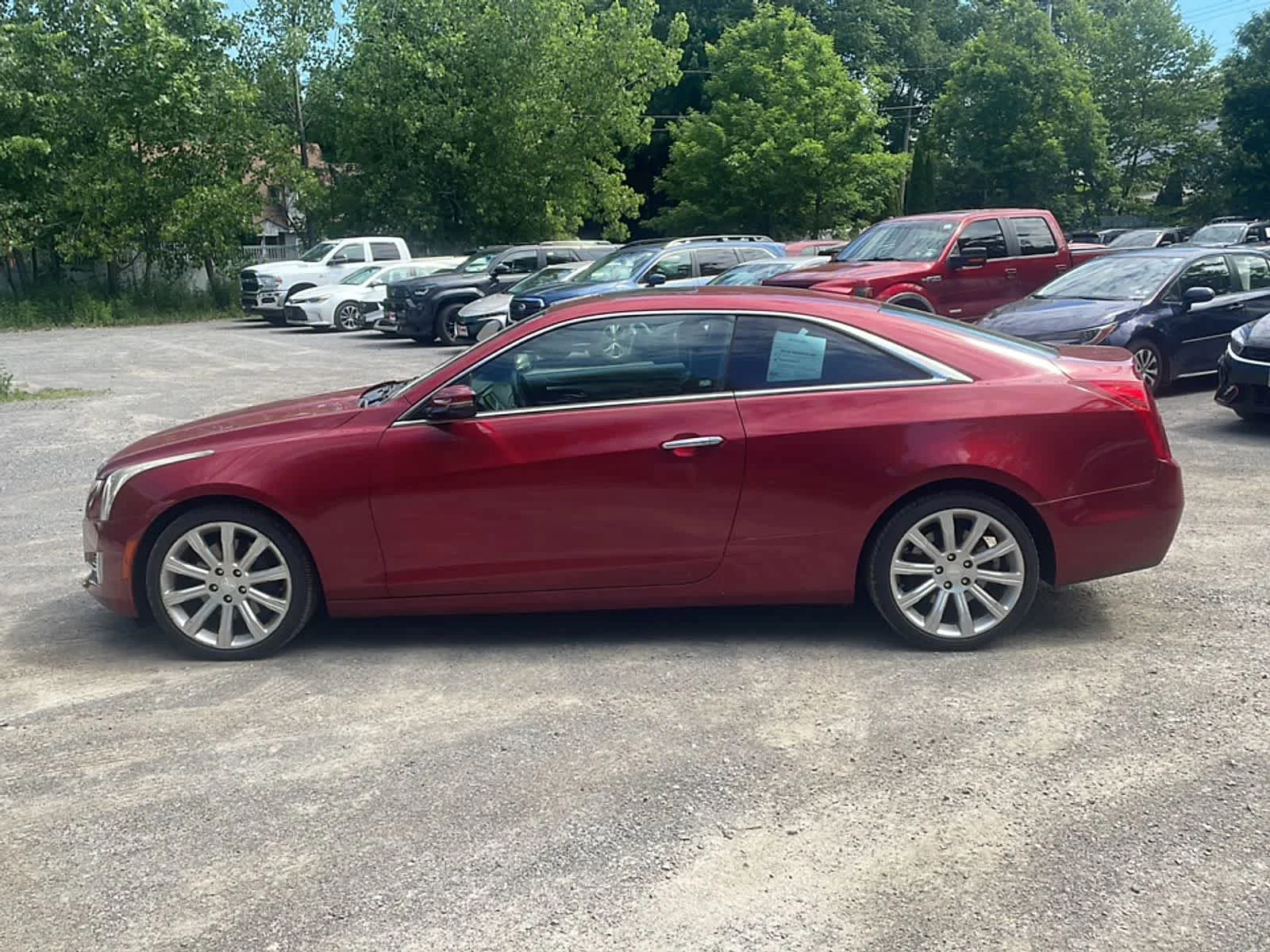 Used 2016 Red Obsession Tintcoat Cadillac Luxury Collection AWD image 4