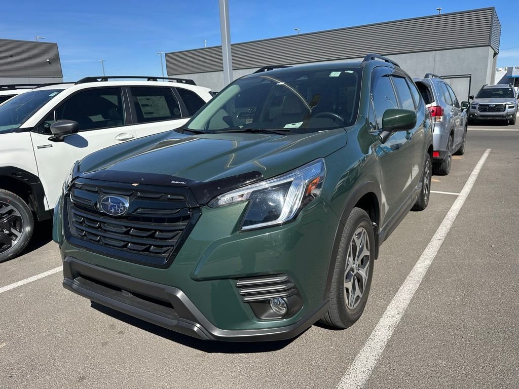 Green 2023 Subaru Forester Premium Crossover AWD SUV / Crossover All-Wheel Drive