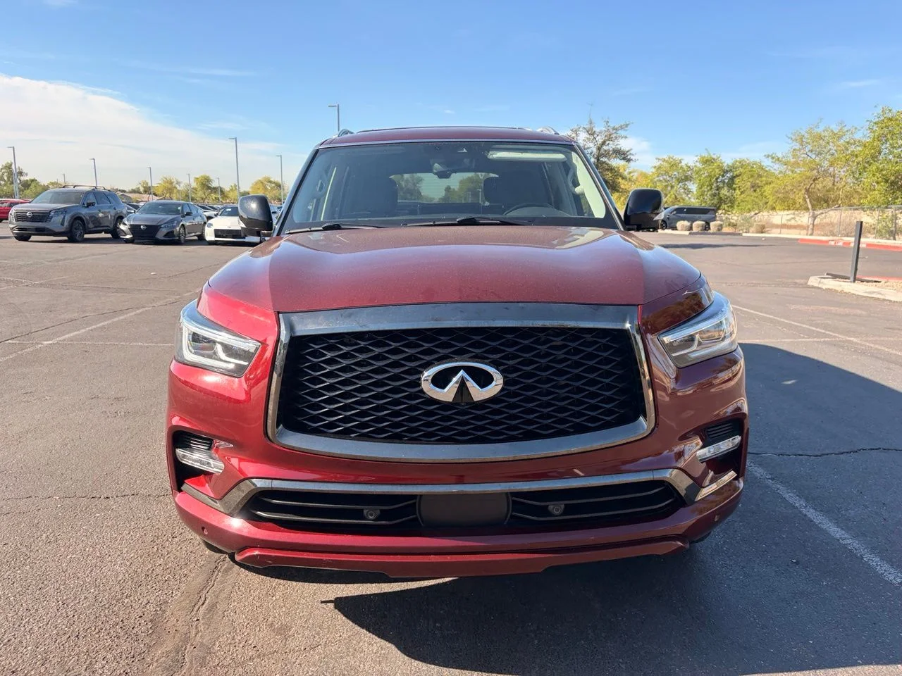 Used 2022 Coulis Red INFINITI Premium Select image 3