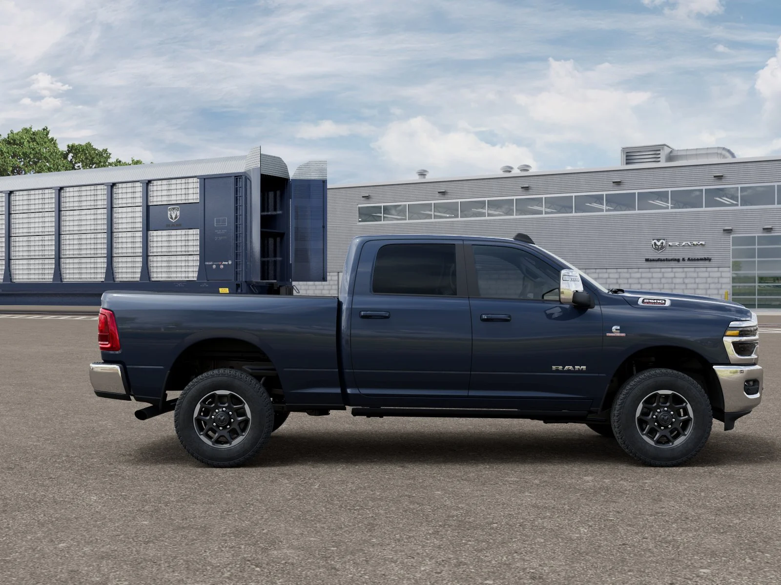 New 2026 Forged Blue Metallic Exterior Paint RAM Laramie image 12
