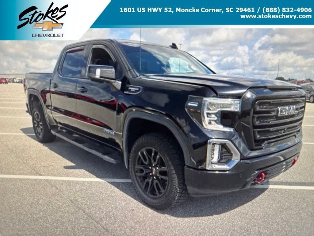 Used 2019 Black GMC AT4 image 1