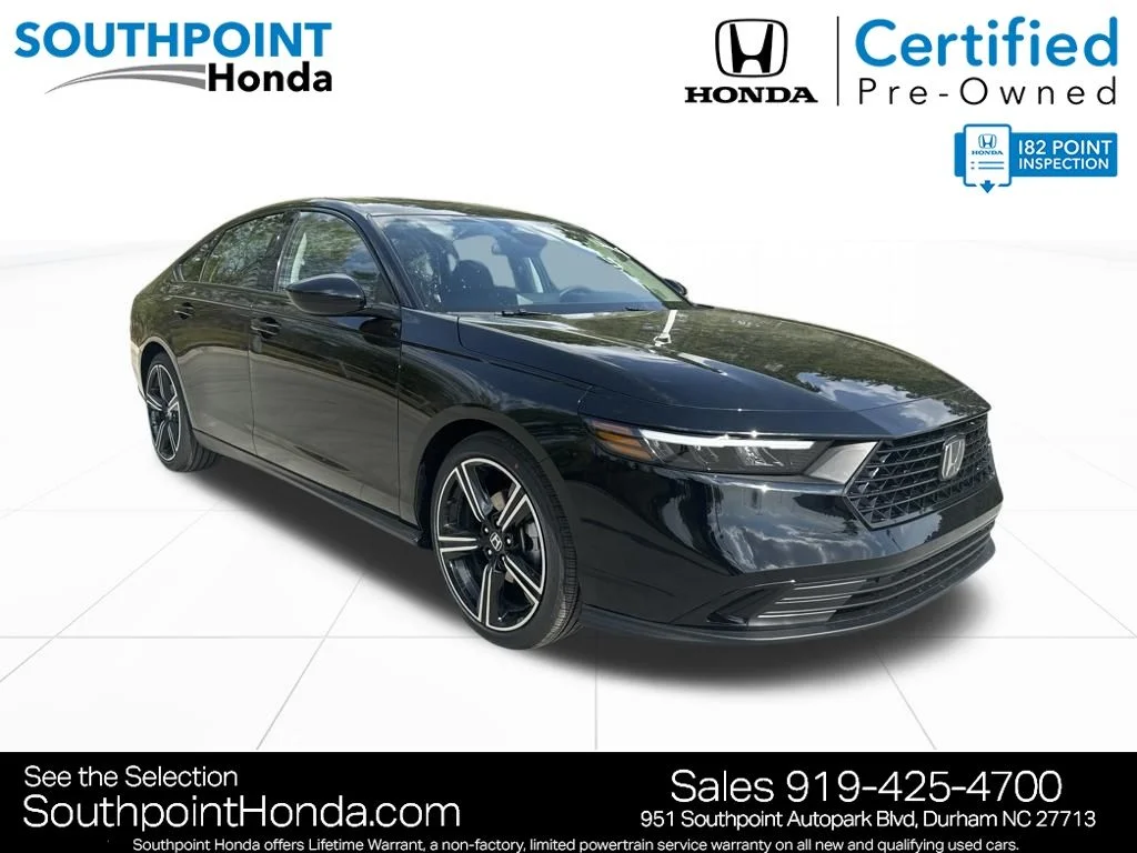 Certified Used 2026 Crystal Black Pearl Honda SE image 1
