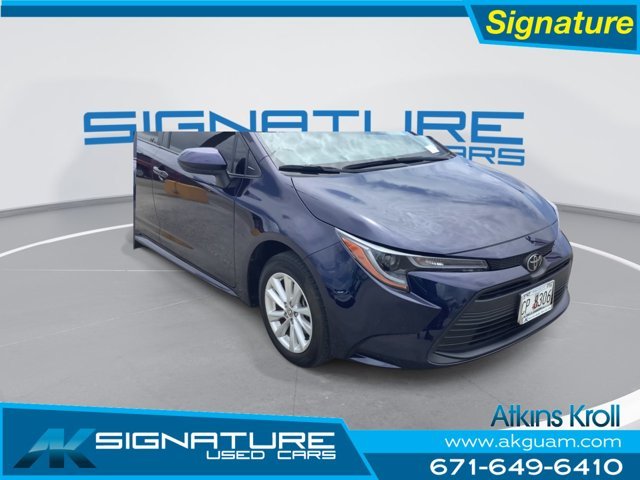 Used 2024 Blue Toyota LE image 3