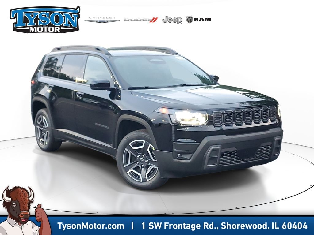 New 2026 Diamond Black Crystal Pearlcoat Jeep Limited image 1
