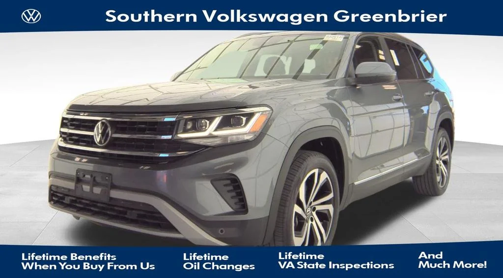Used 2022 Gray Volkswagen SEL image 1