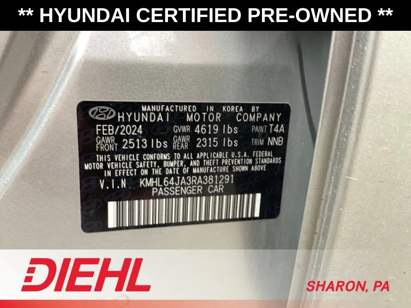 Used 2024 Silver Hyundai SEL image 18