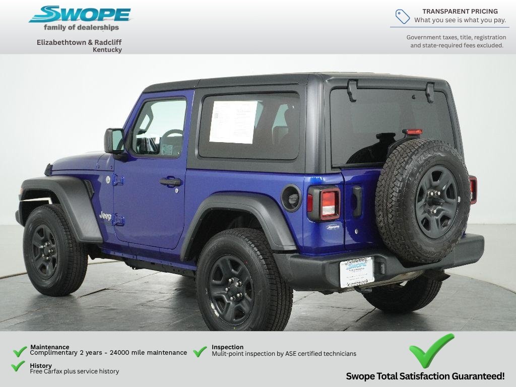 Used 2018 Ocean Blue Metallic Clearcoat Jeep Sport image 5