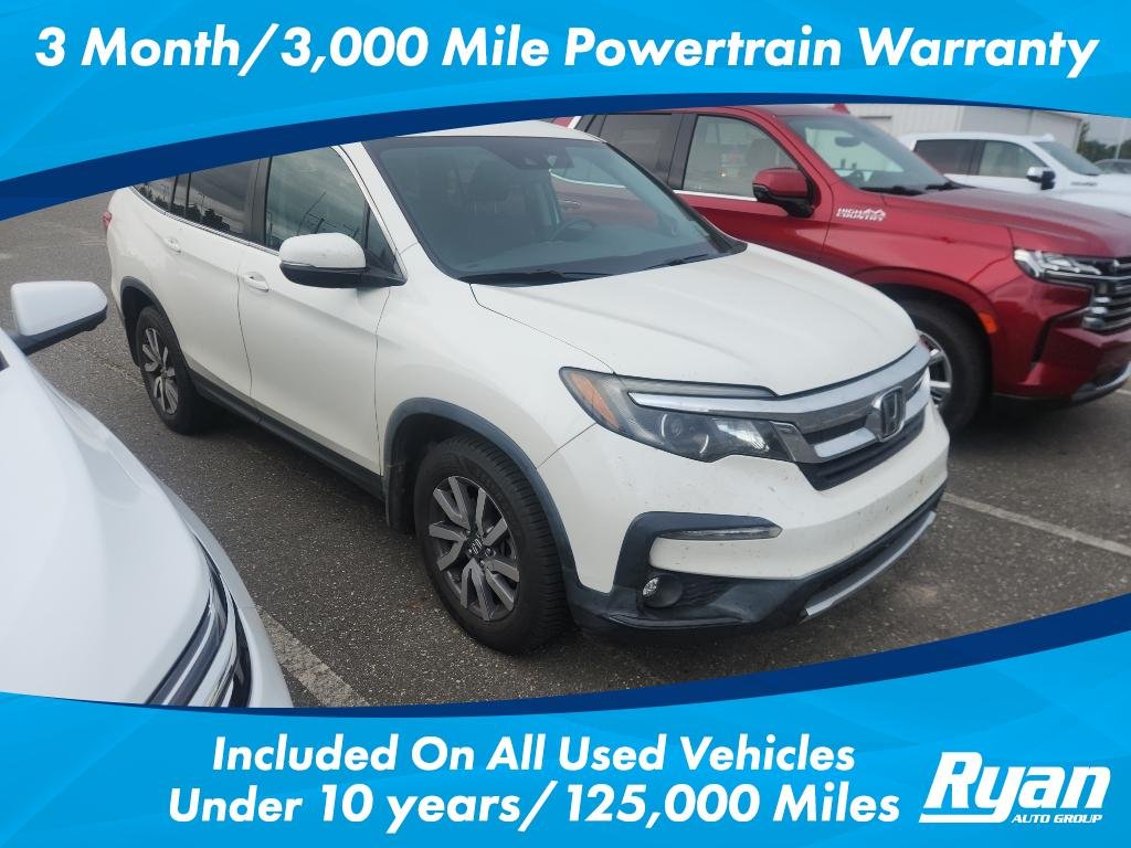 Used 2019 White Diamond Pearl Honda EX image 1