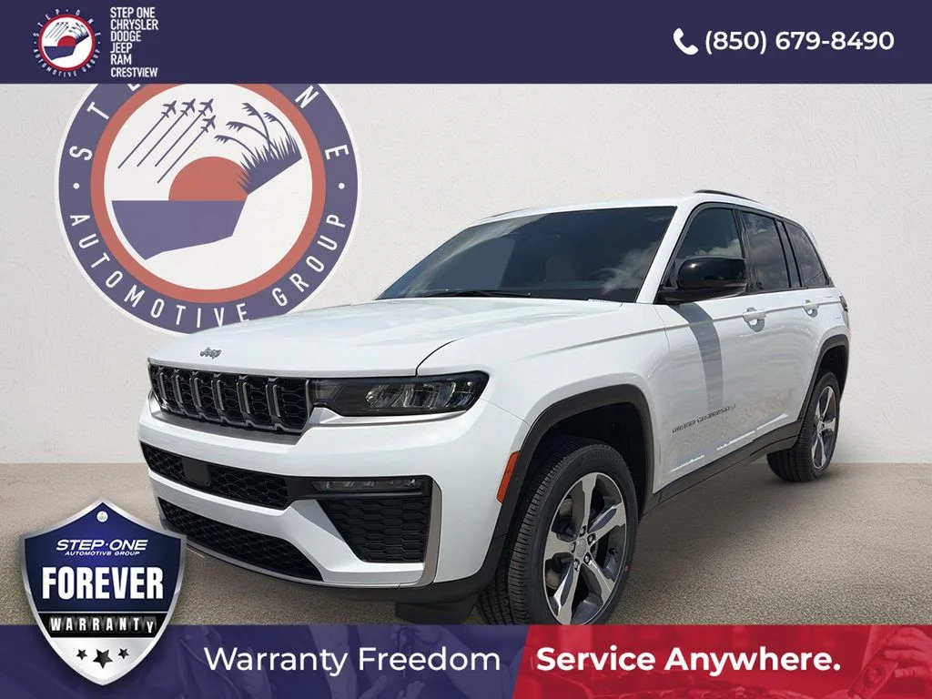 New 2026 Bright White Clear-Coat Exterior Paint Jeep Limited image 1