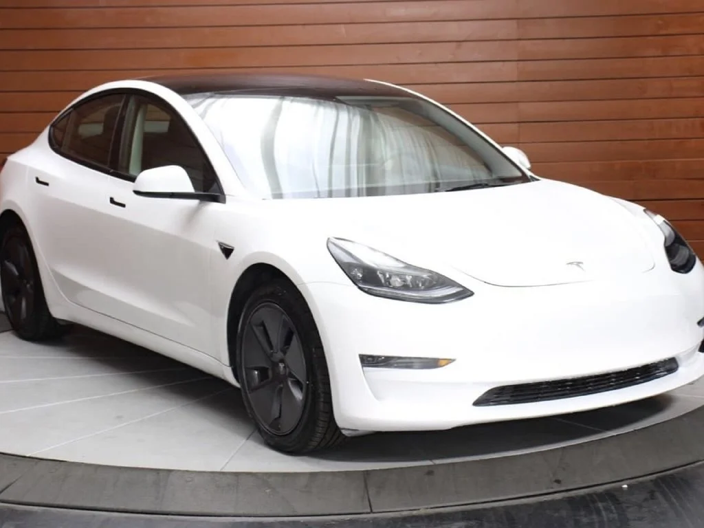Used 2023 Pearl White Multi-Coat Tesla Long Range image 23