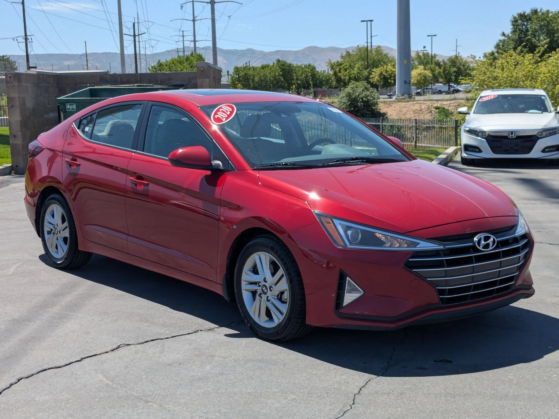 Used 2020 Scarlet Red Pearl Hyundai Value Edition image 7