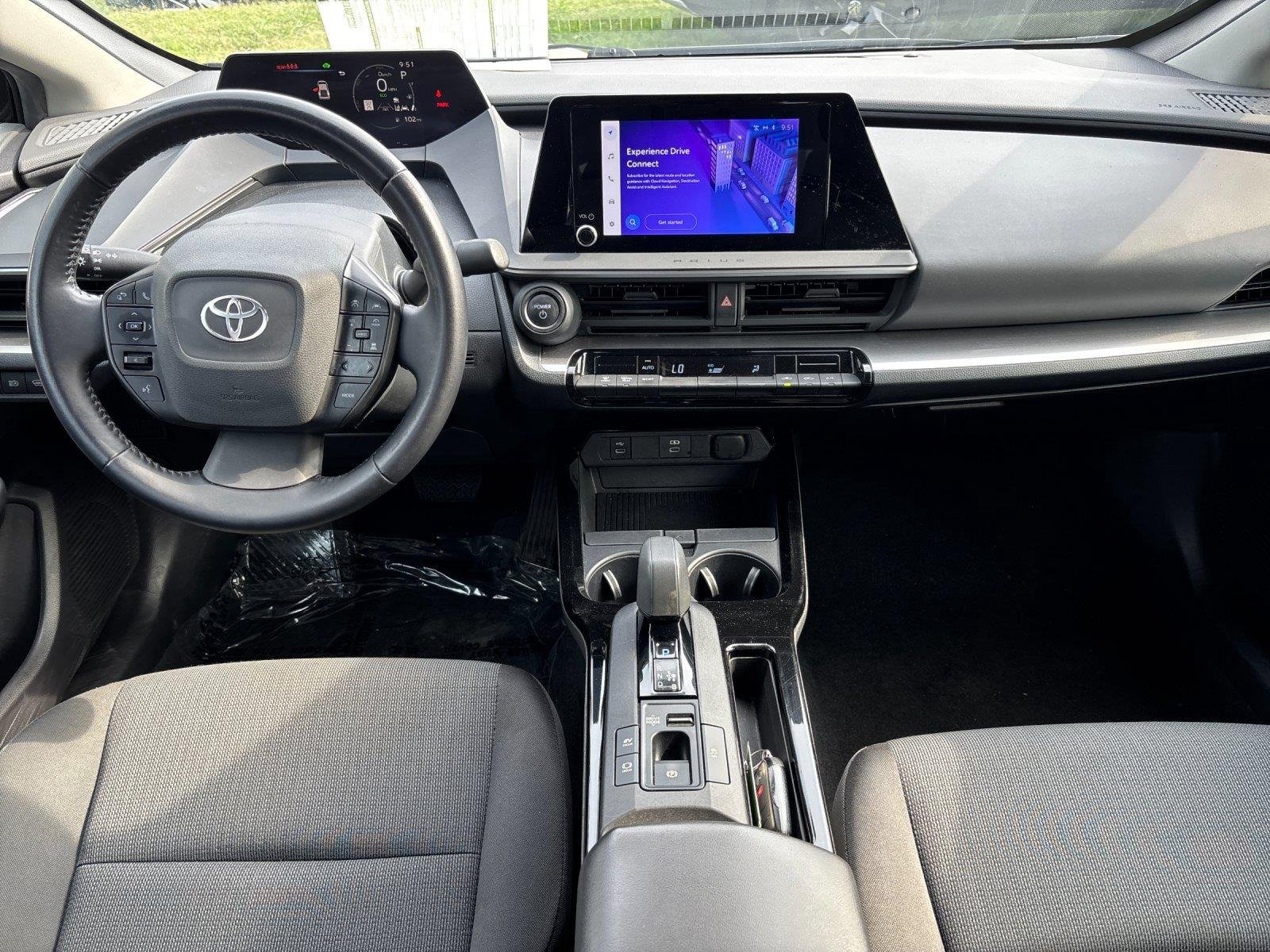Used 2023 Midnight Black Metallic Toyota LE image 35