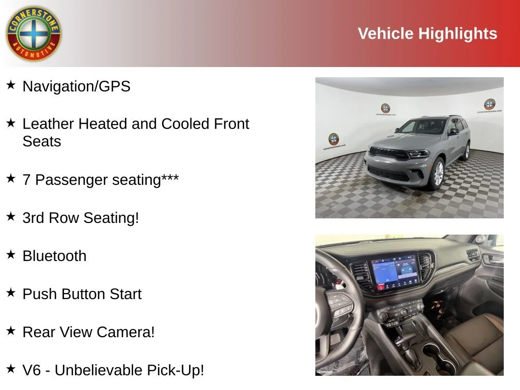 Used 2026 Dodge Durango GT Plus with VIN 1C4RDJDG0TC205653 for sale in Elk River, Minnesota