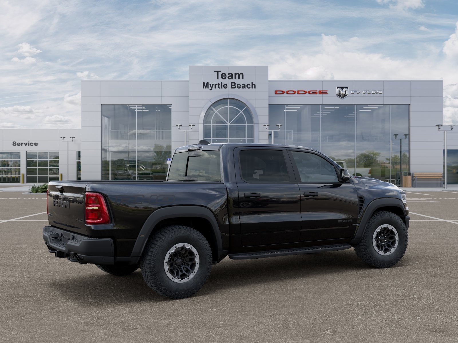 New 2026 Diamond Black Crystal Pearl-Coat Exterior Paint RAM RHO image 31