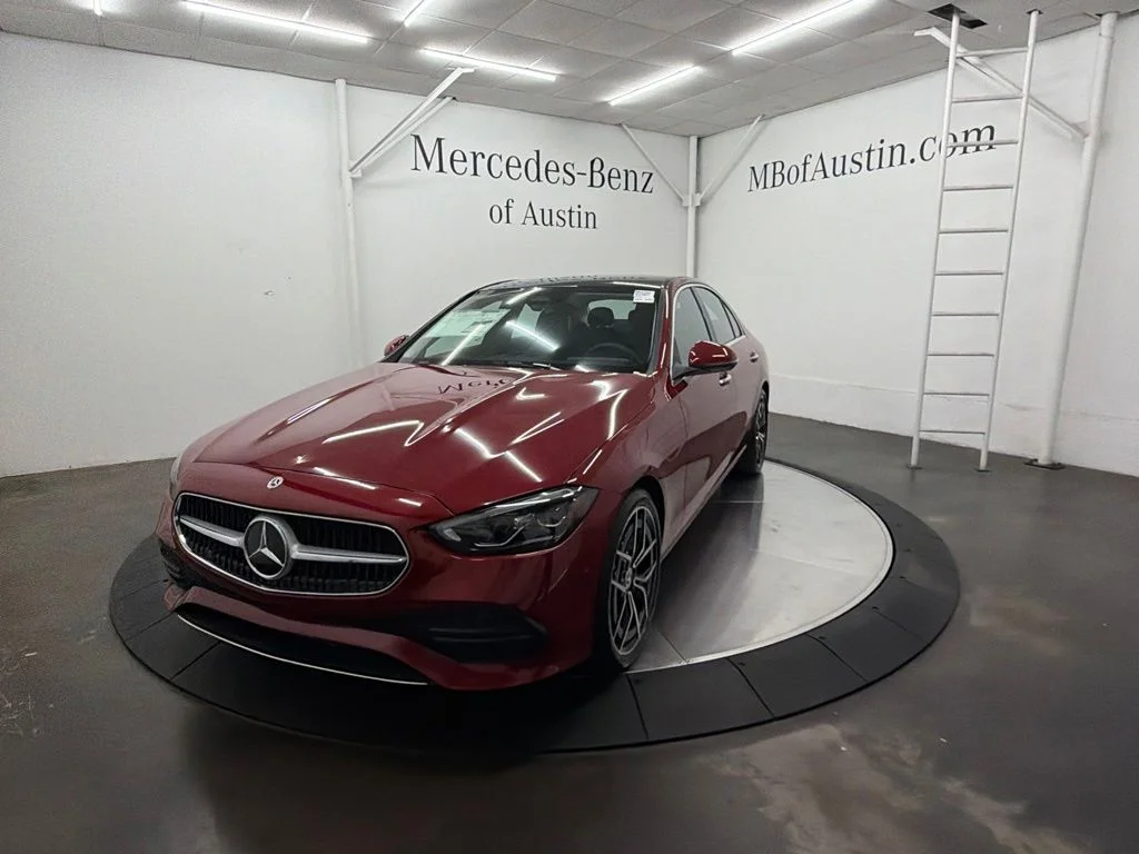 New 2026 Red Mercedes-Benz C 300 image 3