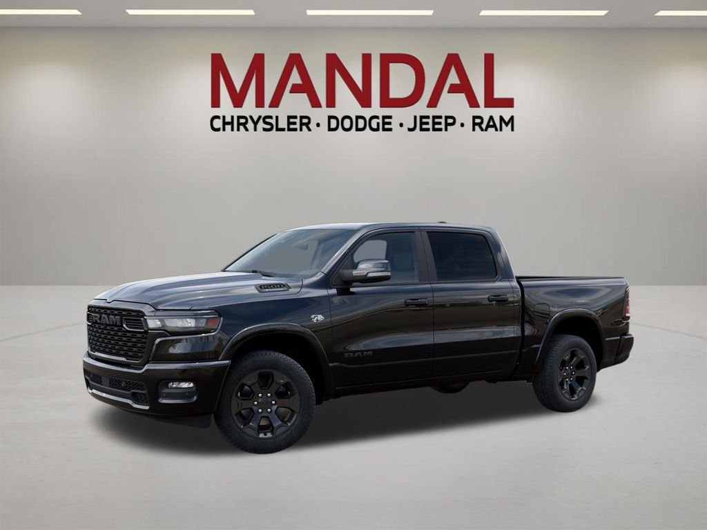 New 2026 Diamond Black Crystal Pearl-Coat Exterior Paint RAM Big Horn image 2