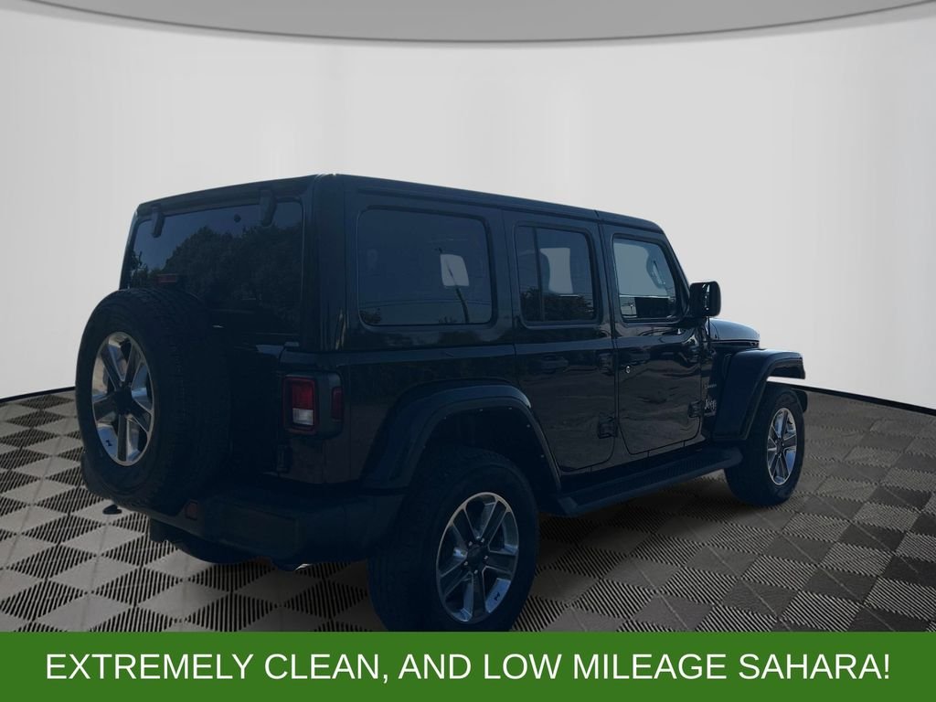 Used 2022 Black Jeep Unlimited Sahara image 5
