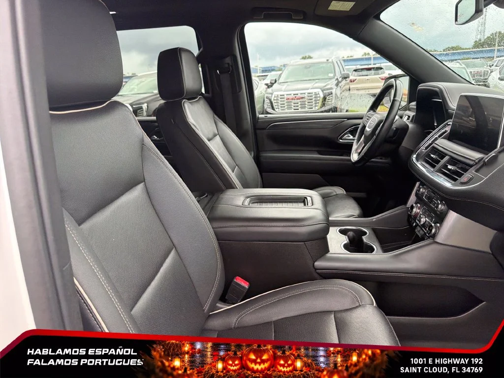 Used 2022 WHITE FROST TRICOAT GMC SLT image 36