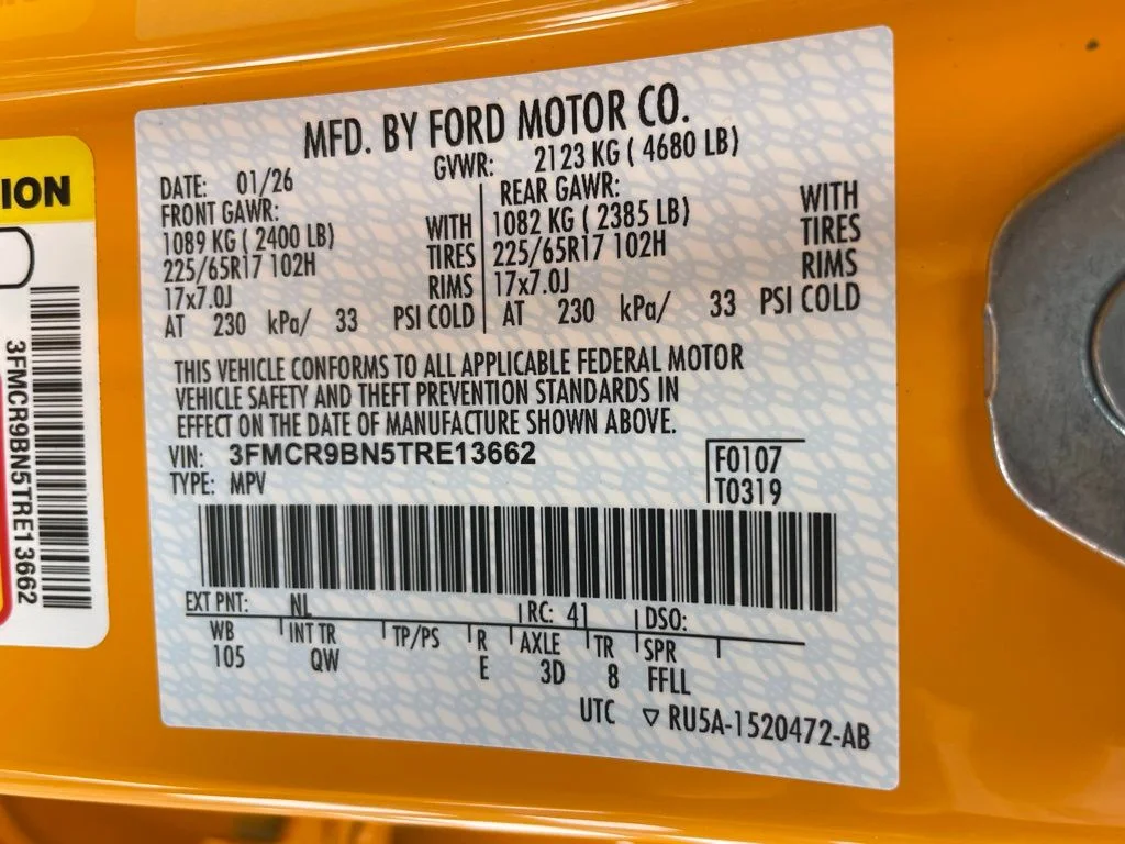 New 2026 Orange Fury Metallic Tri-Coat Ford Big Bend® image 45
