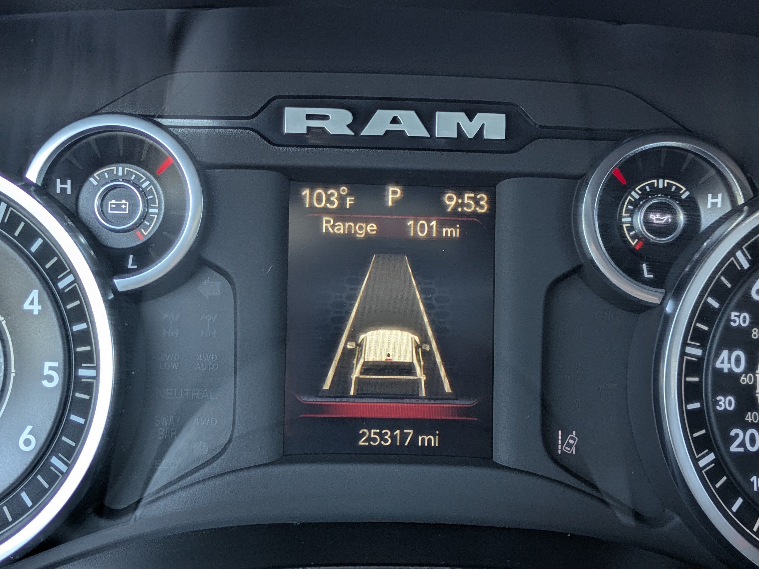 Used 2025 Bright White Clearcoat Ram Big Horn image 23