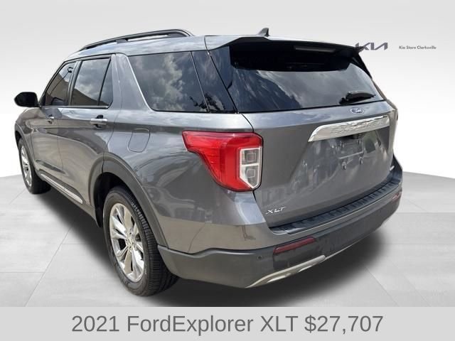 Used 2021 Gray Metallic Ford XLT image 6