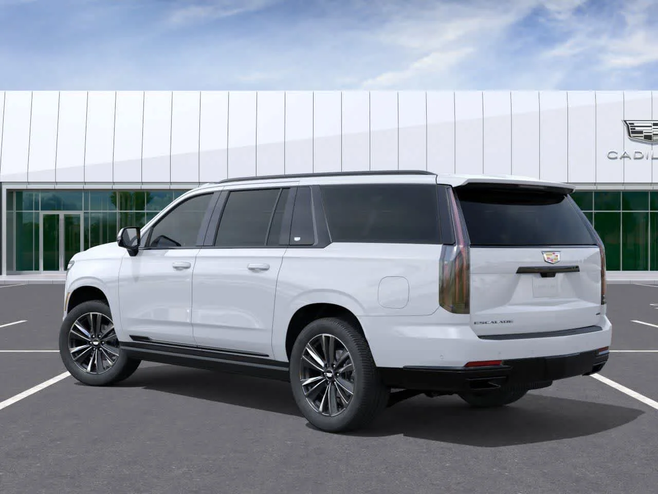 New 2026 Vibrant White Tricoat Cadillac Sport image 3