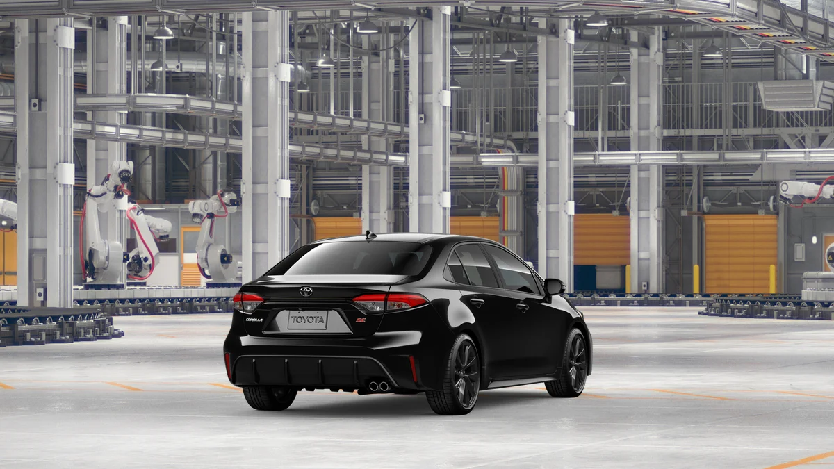 New 2026 Midnight Black Metallic Toyota SE image 9