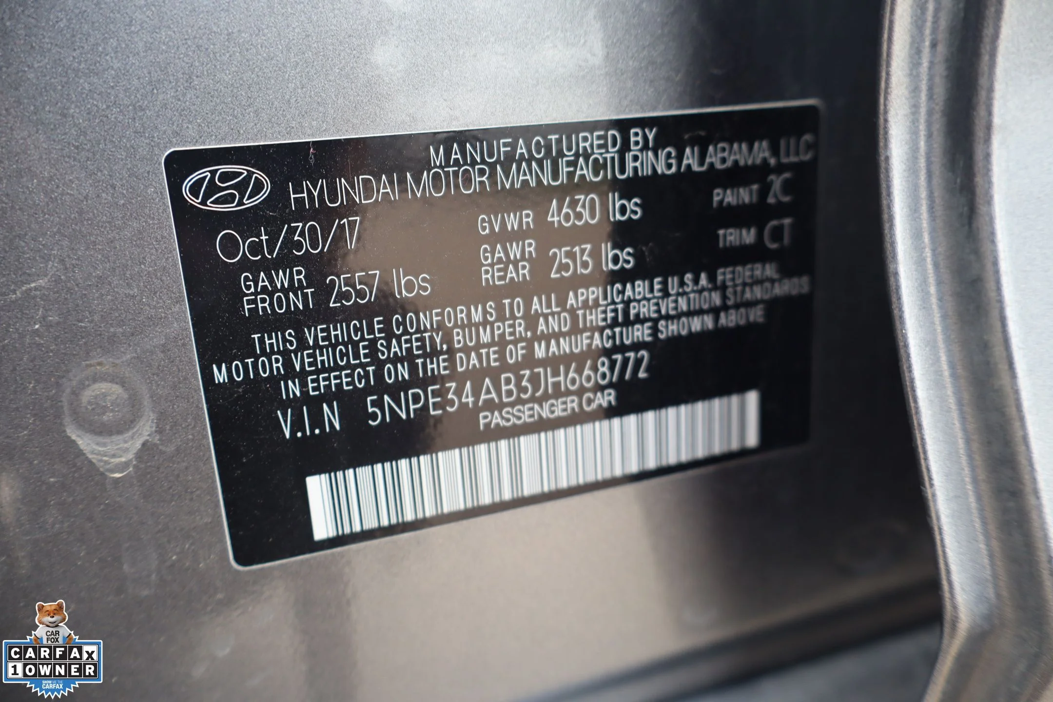 Used 2018 Gray Hyundai Limited image 33