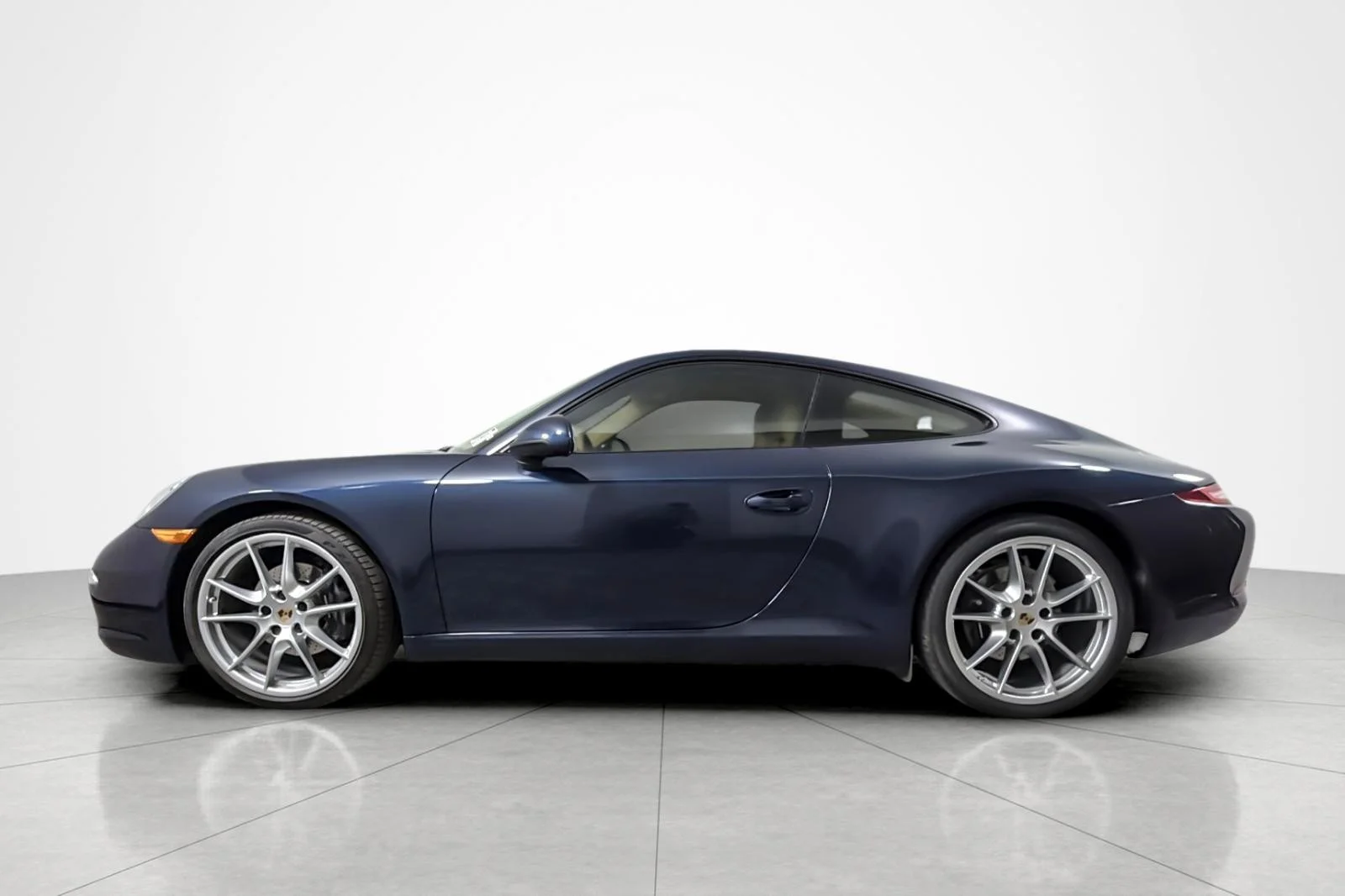 Used 2014 Dark Blue Metallic Porsche 2dr Cpe Carrera image 2