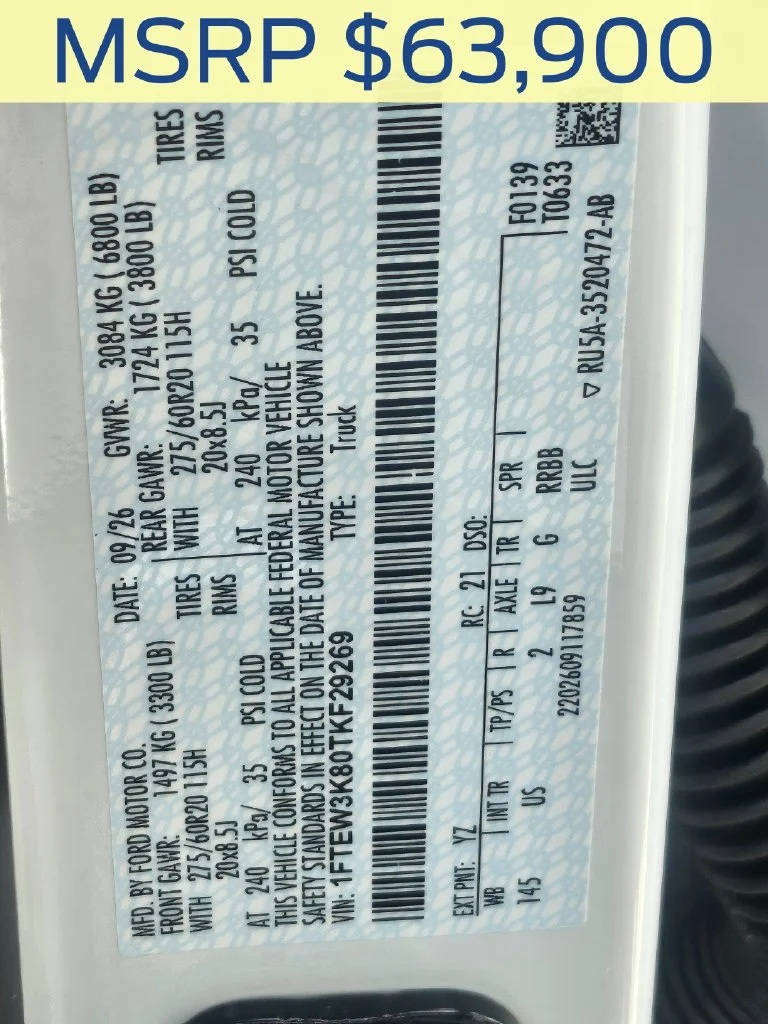 New 2026 Oxford White Ford XLT image 36