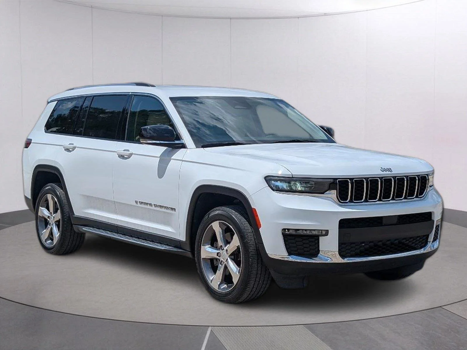 Used 2021 Bright White Clearcoat Jeep Limited image 9
